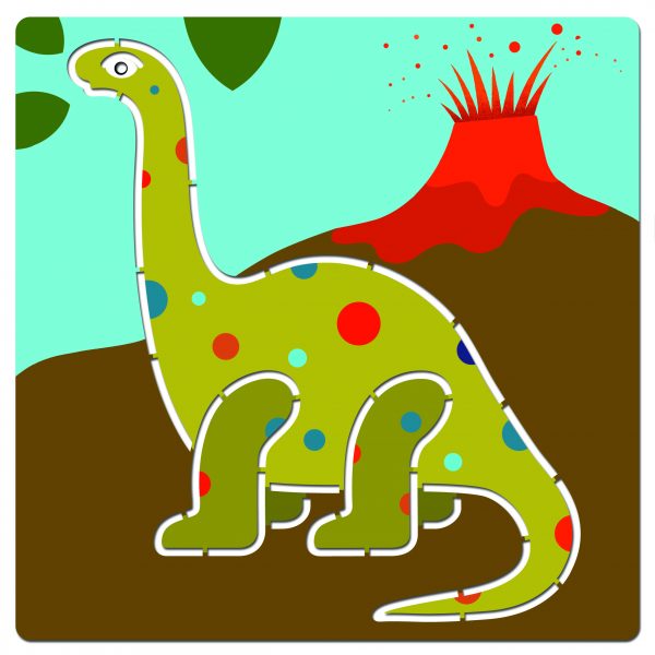 Djeco Schablonen 8863 Dinosaurier