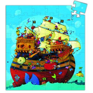 Djeco 7241 Silhouette Puzzle Barbarossas Boot