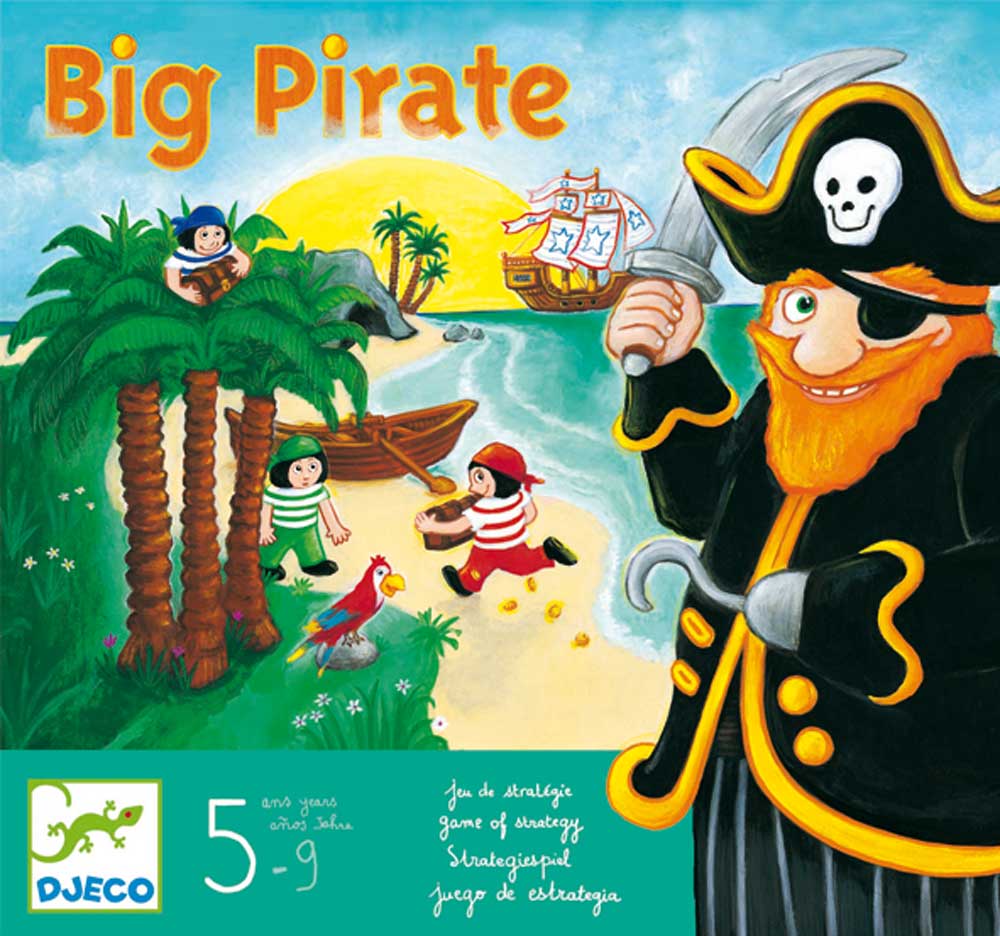 Djeco 8423 Brettspiel Big Pirate