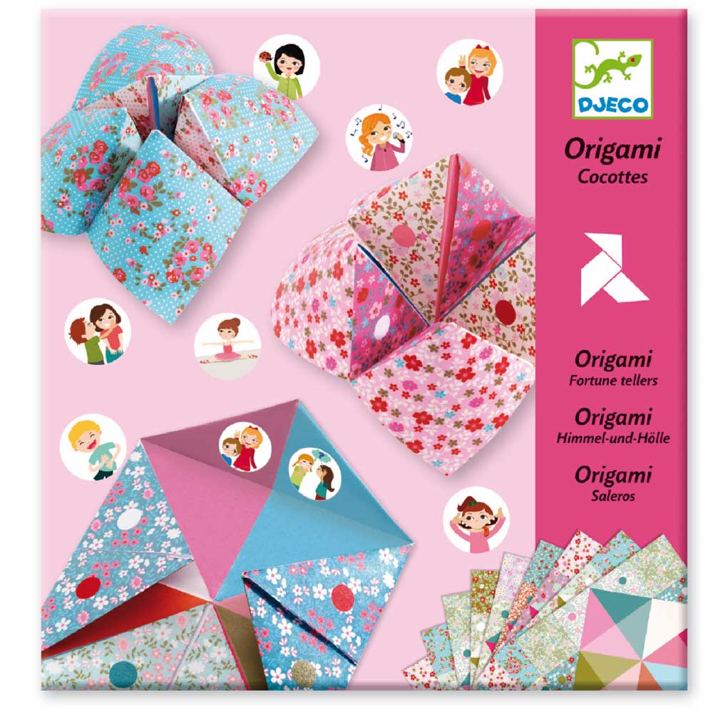 Djeco Origami Set 8773 Himmel und Hölle Blumen