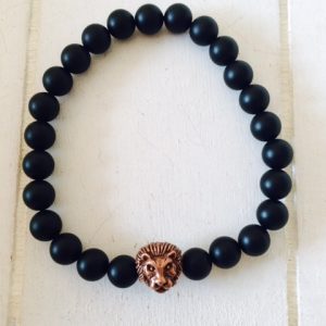Armband für Männer “Löwe” braun