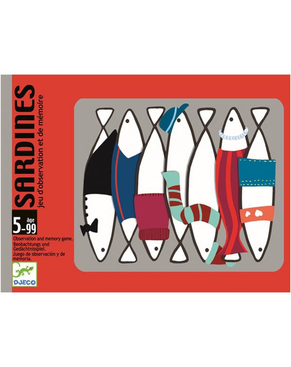 Djeco 5161 Kartenspiel Sardinen