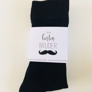 Socken mit Banderole “Für den besten Bruder”