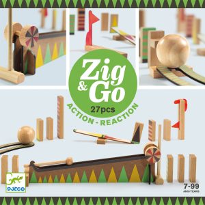 Konstruktionsspiel Zig & Go – grün- 27 pcs
