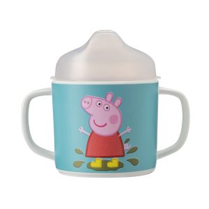 Peppa Pig (Peppa Wutz) Tasse mit 2 Henkeln rutschfest