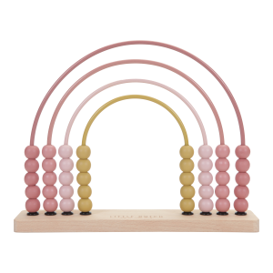 Little Dutch LD7031 Regenbogen-Abacus pink