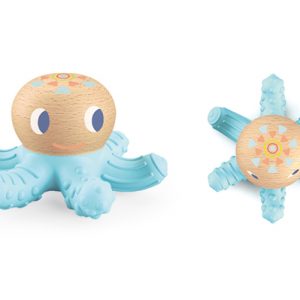 Djeco 6126 Beißring BabySquidi Oktopus
