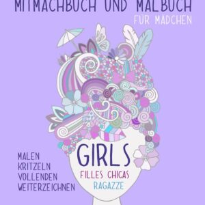 Buch Vicky Bo´s Mitmach- und Malbuch FÜR MÄDCHEN 6-10 Jahre