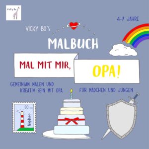 Buch Vicky Bo´s Malbuch Mal mit mir, OPA! 4-7 Jahre