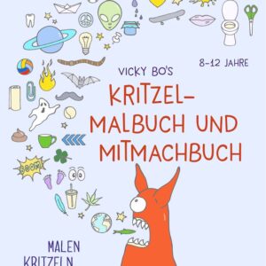 Buch Vicky Bo´s Kritzel-Malbuch und Mitmachbuch 8-12 Jahre