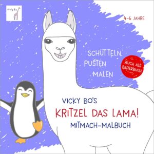 Buch Vicky Bo´s Kritzel das Lama Mitmach-Malbuch