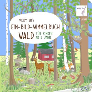 Buch Vicky Bo`s Ein-Bild-Wimmelbuch WALD ab 1 Jahr