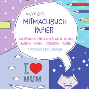 Buch Vicky Bo´s Mitmach- und Malbuch PAPIER 4-8 Jahre