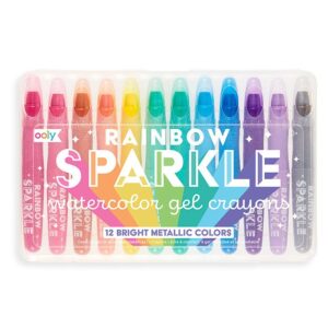 OOLY Rainbow Sparkle watercolor gel crayons 12 Stück
