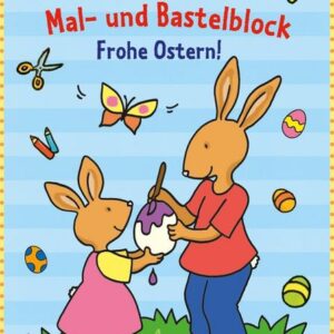 Buch Mein superdicker Mal- und Bastelblock. Frohe Ostern!