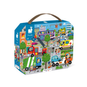 Janod 2644 PUZZLE “CITY” IM KOFFER (36 TEILE)