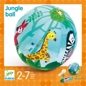 Djeco 2056 Luftballon-Hülle Jungle ball – 23 cm