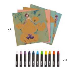 Djeco 9381 Kreativset Inspired by Edgar Degas – Tänzerinnen