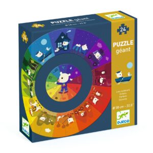 Djeco 7017 Riesen Puzzle Farben