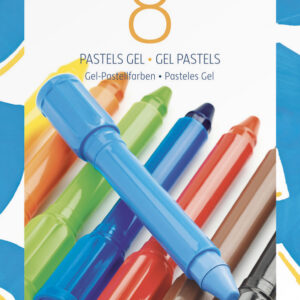 Djeco 8812 8 Gel-Pastellfarben – Classic auswaschbar