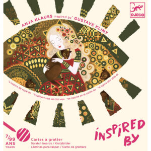 Djeco 9374 Kreativset Inspired by Gustav Klimt Goldene Musen