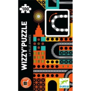 Djeco 7032 Wizzy Puzzle Die lebendige Stadt – 100 pcs.