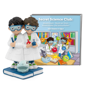 Tonies Content Tonie Secret Science Club Abwehrstark – Rund um Viren, Abwehrkräfte und Immunhelfer! mit Özlem & Ugur