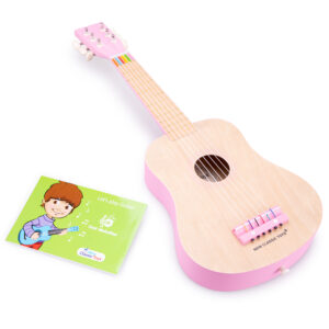 Gitarre 10302 Gitarre de Luxe – Naturel/Pink