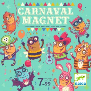 Djeco 8524 Gesellschaftsspiel Carnaval Magnet