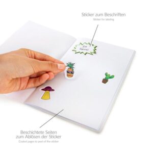 Trendhaus STICKER-SAMMELALBUM INKL. 40 STICKERN