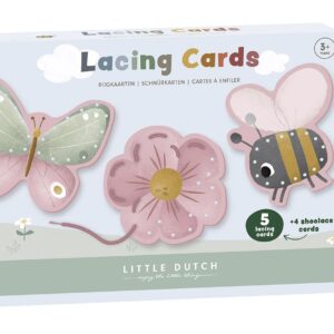 Little Dutch 120723 Schnürkarten Flowers & Butterflies