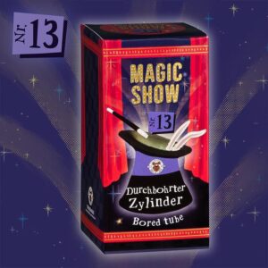 Trendhaus MAGIC SHOW TRICK 13 DURCHBOHRTER ZYLINDER
