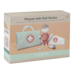 Little Dutch LD4549 Jim Puppe Krankenpflege Spielset