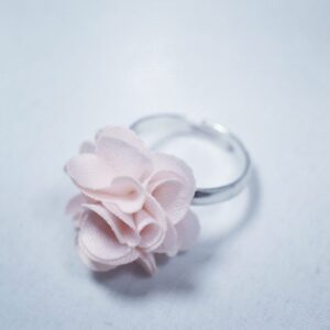 Buzy Lizzie Ring Blume rosa