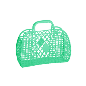 Retro Korb Jelly Bag, klein grün