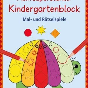 Buch Mein superstarker Kindergartenblock Mal- und Rätselspiele