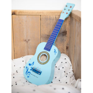 Gitarre 10349 Gitarre – blau mit Notenheft