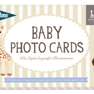 Milestone™ Baby-Fotokarten – Sophie la girafe / deutsch / 24 Karten