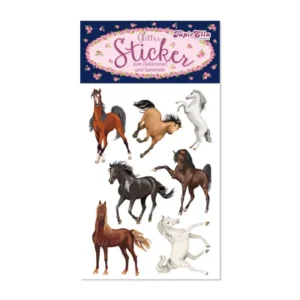 TapirElla Glitter-Sticker, Pferde 72286