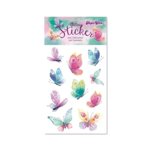 TapirElla Glitter-Sticker, Schmetterlinge 72317