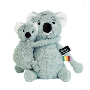 Les Deglingos Plüschtier Koala MOM&BABY mint, TRANKILOU