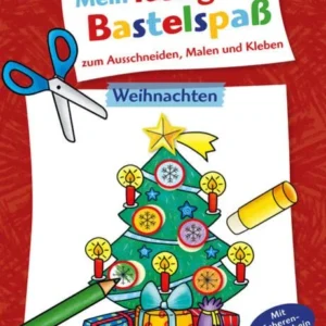 Buch Mein lustiger Bastelspaß zum Ausschneiden, Malen und Kleben. Weihnachten