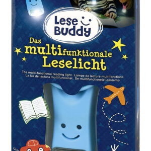 moses 026207 Lese Buddy – Das multifunktionale Leselicht blau