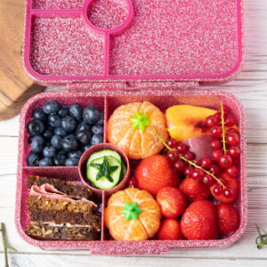 LEKKABOX Glamour Lunchbox mit 4 Fächern PINK