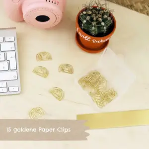 Briefklammern Paper Clips – Regenbogen- Set 4 (Papierdrachen)