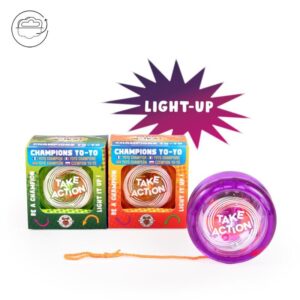 Trendhaus TAKE ACTION CHAMPIONS YOYO LIGHT-UP, 3-FACH SORT.