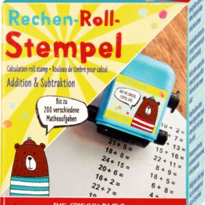 Spiegelburg Rechen-Roll-Stempel – Bunte Geschenke