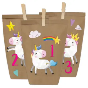 Adventskalender Set Einhorn