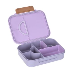 Lässig Brotdose Kinder – Bento Lunchbox, Little Gang Herz Lila