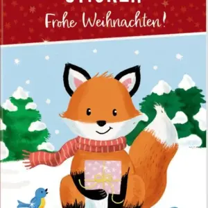 Coppenrath Sticker Frohe Weihnachten Fuchs